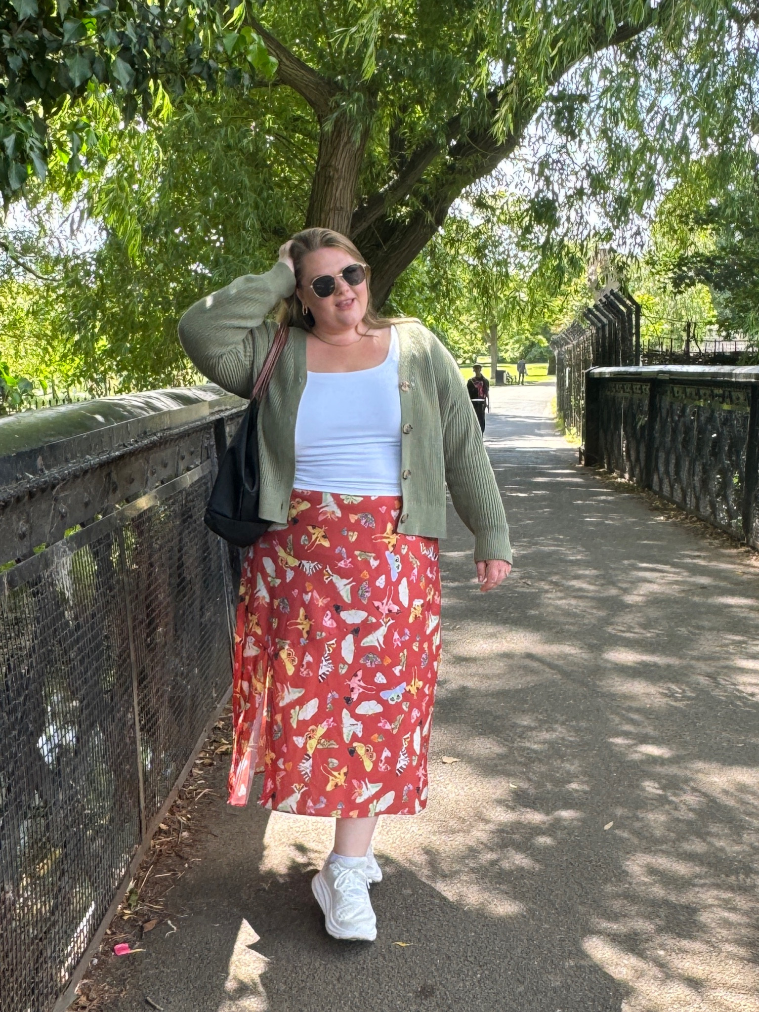 Perfect fit for a day in London Town✨ skirt is from Nuuly and sold out on Anthro!
Everything else is TTS and absolute perfection
Plus size summer travel outfits | curvy Europe fashionn

#LTKPlusSize #LTKFindsUnder50 #LTKTravel