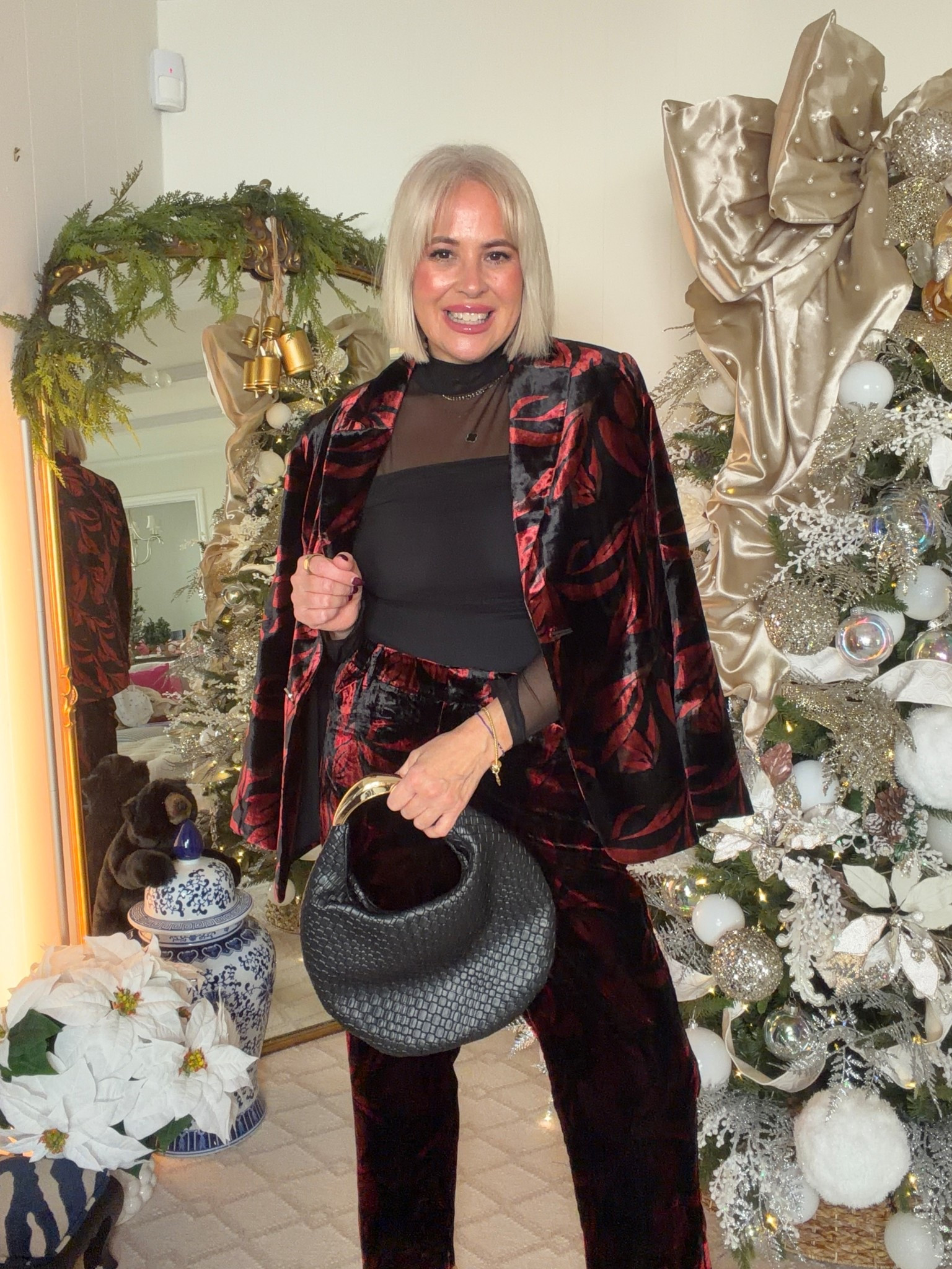 Obsessed with look from chicos for the holidays! 

Women’s fashion, fall fashion, fall outfits, fall outfit inspo, fall ootd, fall outfit ideas, trendy fashion, chic style, Miami fashion, mom fashion, outfit inspo, outfit ideas, luxury fashion 

Wearing a size .5 in pants! 
Wearing a size 1 in tops! 

#LTKHoliday #LTKGiftGuide #LTKOver40