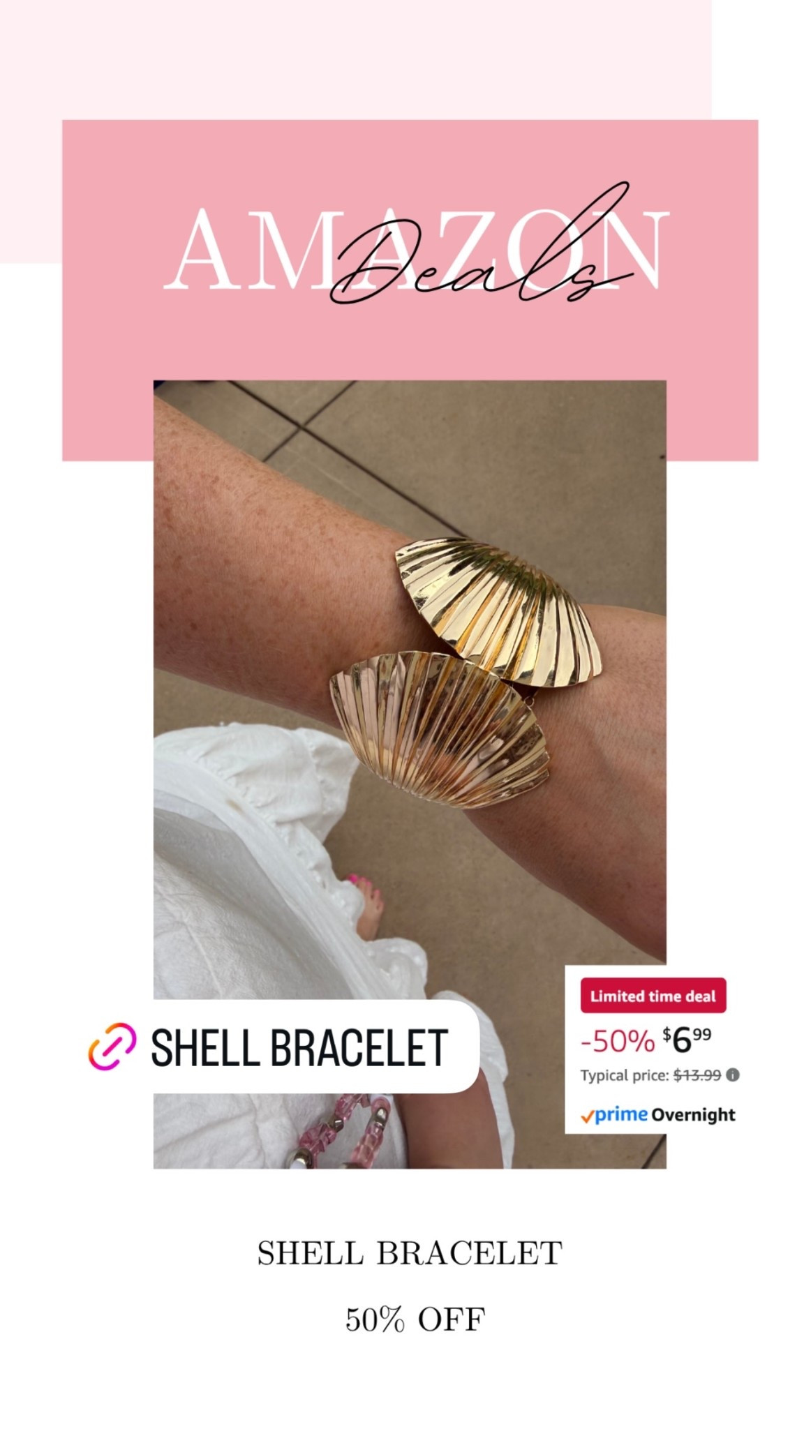 My cute shell bracelet on deal!!

#LTKSaleAlert #LTKMidsize