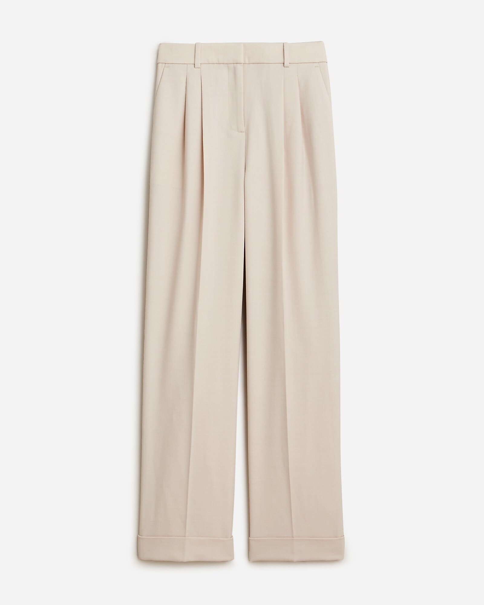 Wide-leg essential pant in Italian city wool blend | J. Crew US