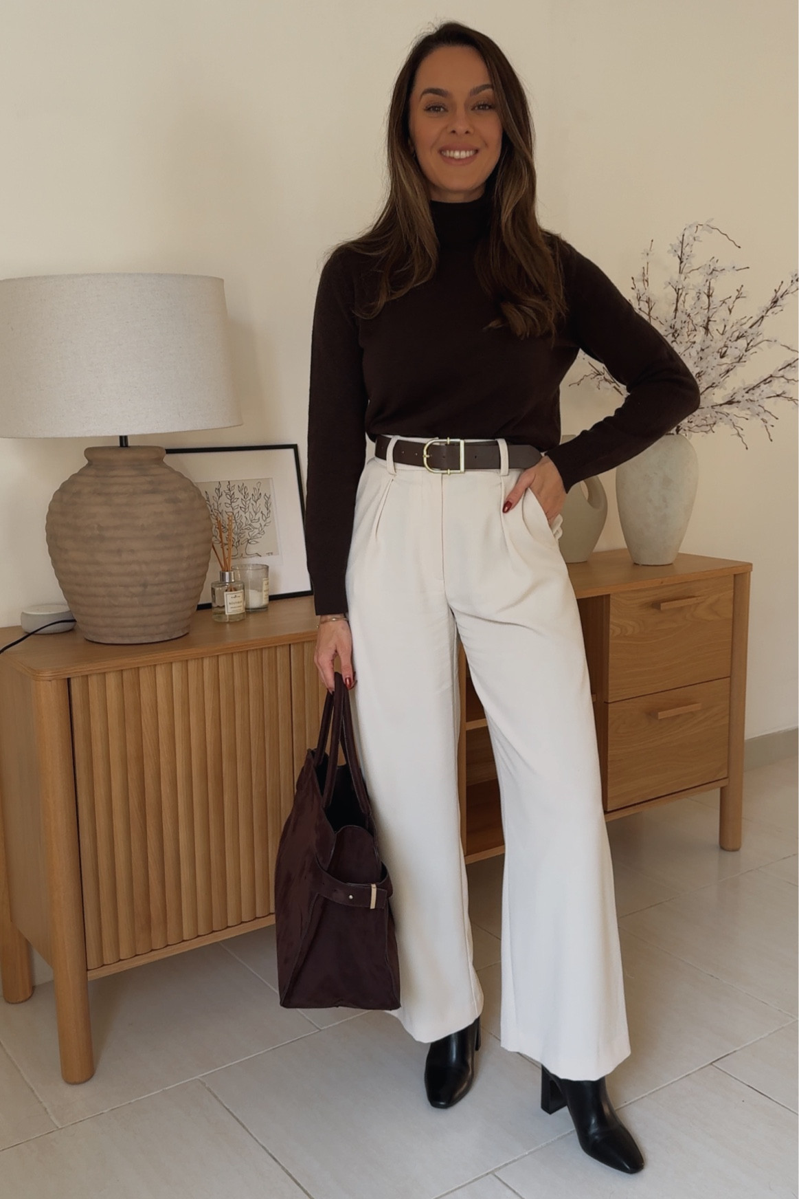 Winter workwear ❄️ 

Tailored trousers + knitwear = perfect combo for comfort and style 

#LTKstyletip #LTKworkwear