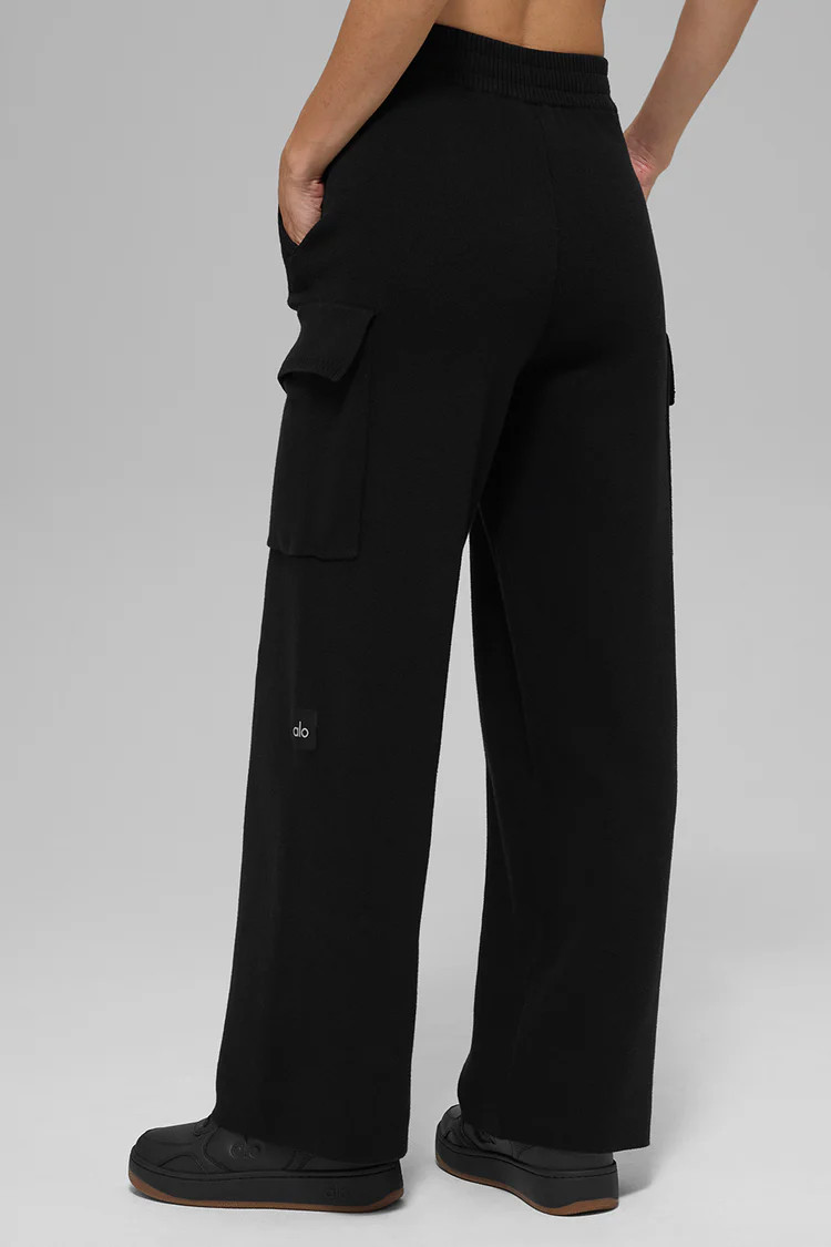 Scholar Knit High-Waist Cargo Pant | Alo Yoga (US)