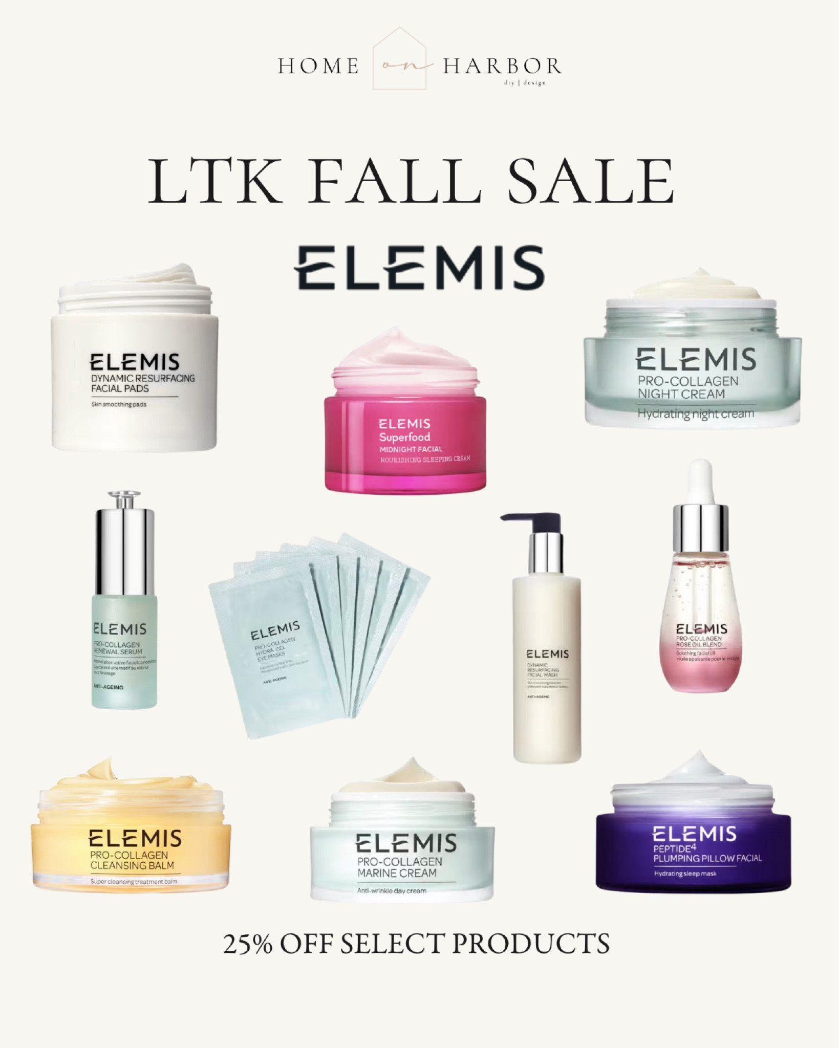 Stock up on skincare favorites with 25% off select Elemis products! Code: LTK25



#LTKSeasonal #LTKFallSale #LTKBeauty