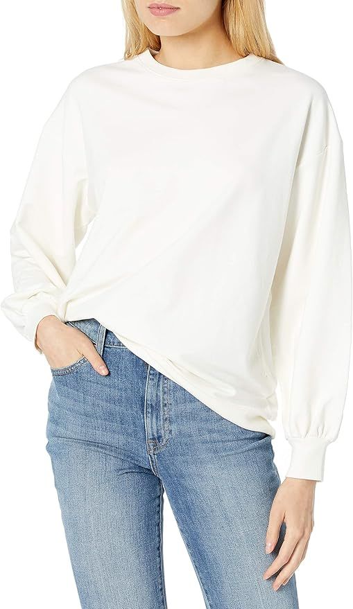 The Drop Women's Kiko Oversized Crew Neck Sweatshirt | Amazon (US)