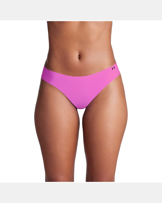 Under Armour Women's UA Pure Stretch 3-Pack No Show Thong | Under Armour (US)