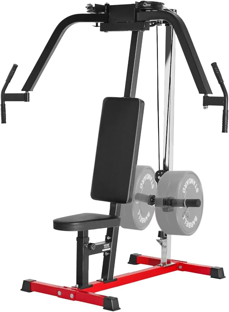VEVOR Chest Press Machine, Bench Press Set, Adjustable Flat Incline Bench with Independent Conver... | Amazon (US)