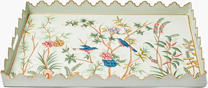 Green Chinoiserie Tole Tray | Nordstrom
