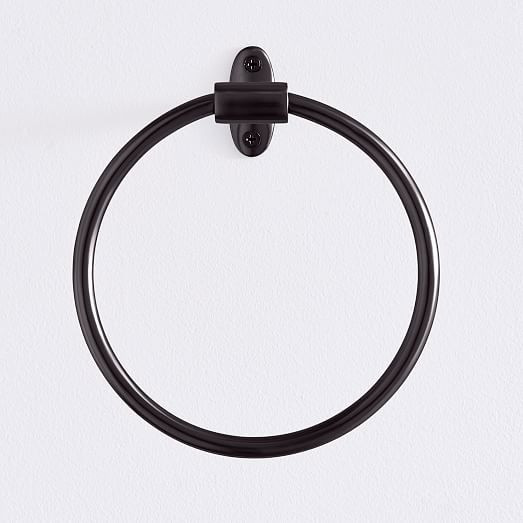 Brill Pure Bath Hardware - Towel Ring | West Elm (US)