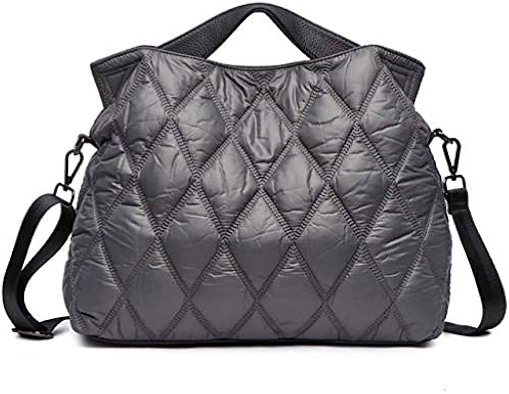 Lightweight Shoulder bag for Women, Fits anywhere Soft Quilted Padding Tote Bag Purse, Big Capacity, | Amazon (US)