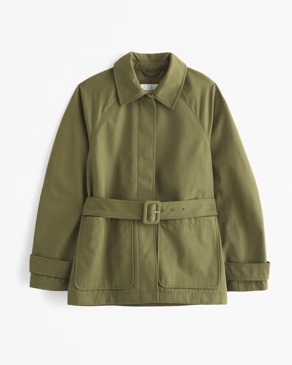 Belted Workwear Jacket | Abercrombie & Fitch (US)