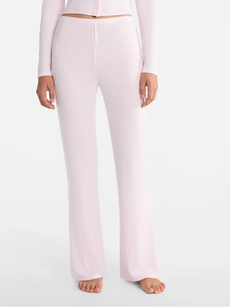 No Boundaries Sleep Flare Pants, 31'' Inseam, Women's | Walmart (US)