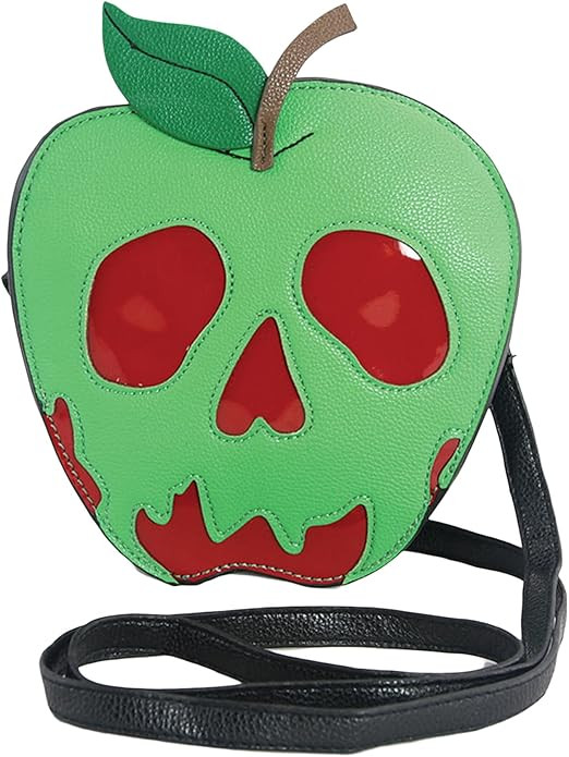 Sleepyville Critters Poisoned Apple Vinyl Crossbody Bag (Green) | Amazon (US)