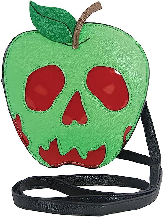 Sleepyville Critters Poisoned Apple Vinyl Crossbody Bag (Green) | Amazon (US)