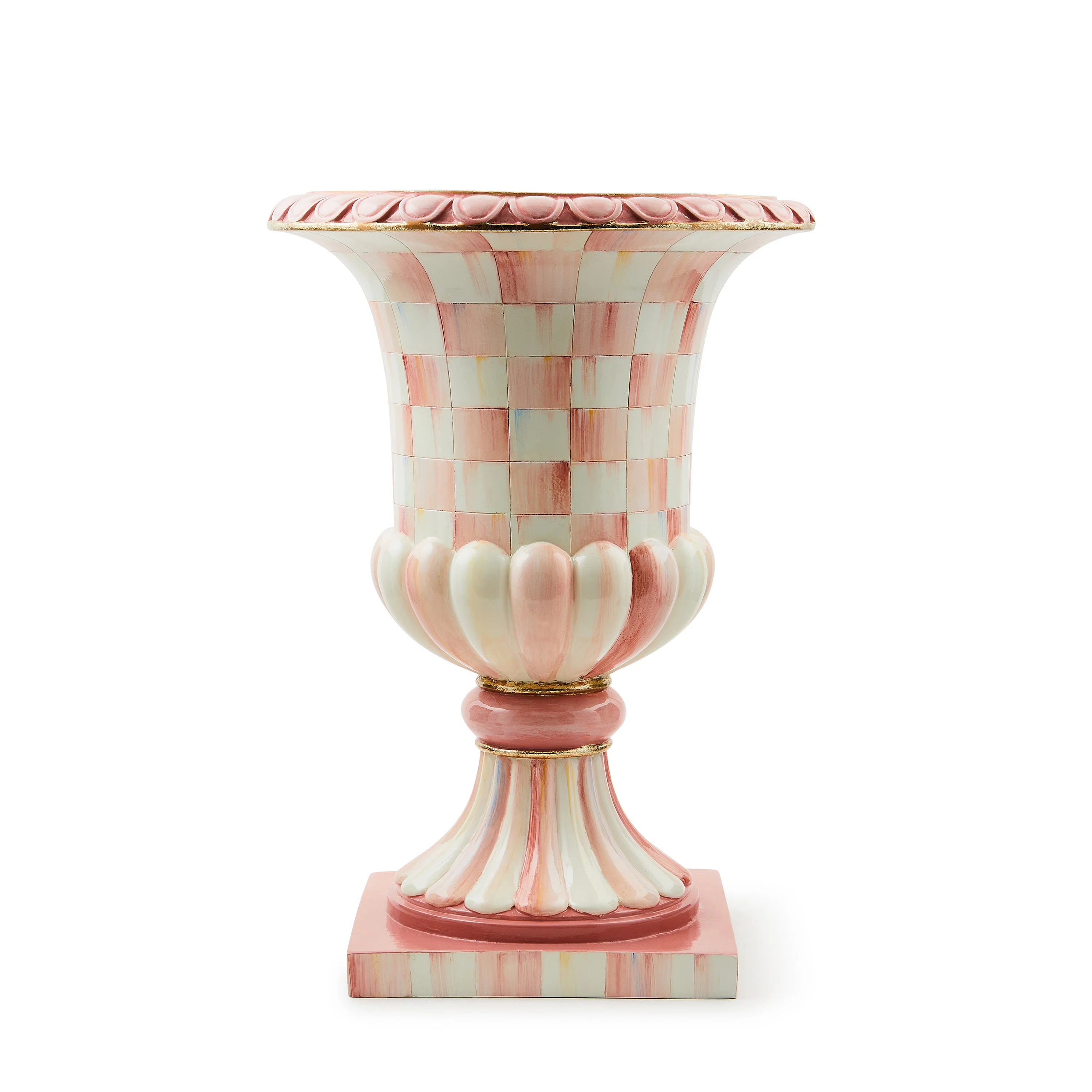 Rosy Check Pedestal Tabletop Urn | Wayfair North America