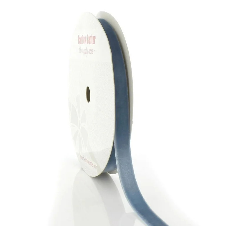 HBC 3/8" Velvet Ribbon 338 Antique Blue 25 Yard | Walmart (US)