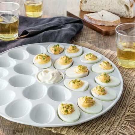 Better Homes & Gardens Porcelain Egg Platter | Walmart (US)