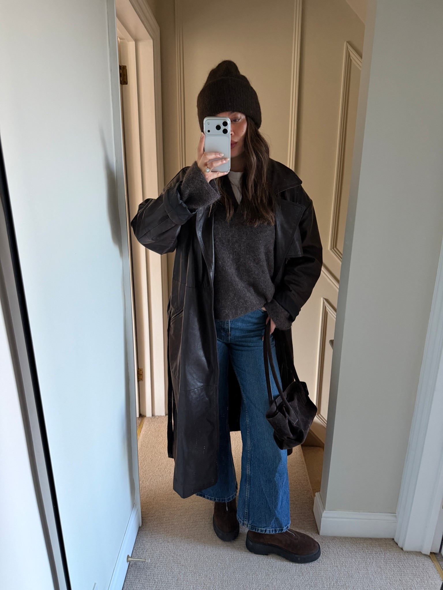 Styling my old Leather Trench with new.
#leather #winter #mystyle

#LTKwinter #LTKuk #LTKjeans