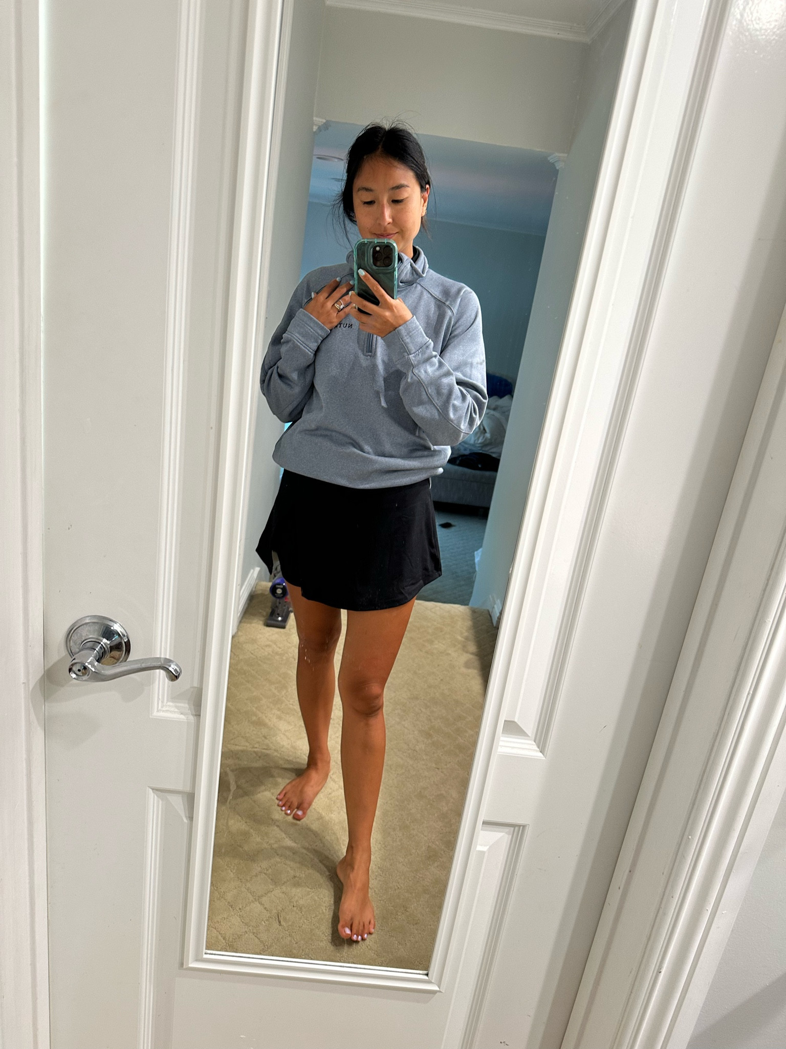 This skirt worked out so well today! It was comfy and I spend the whole day golfing in it. Its True To Size (TTS) and I got it in a size XS

#LTKFitness #LTKActive #LTKFindsUnder50