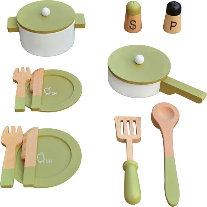 Little Chef Frankfurt 14-Piece Wood Cookware Playset | Nordstrom