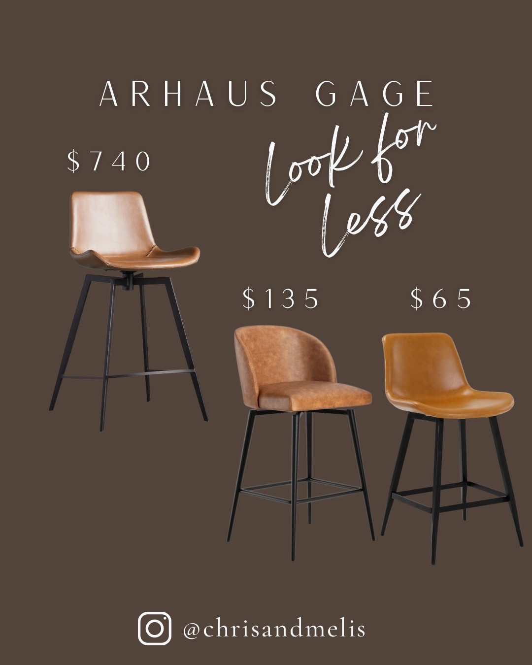 Arhaus Gage counter stools look for less options! Love that even the lower priced options swivel and give the high end look 

Kitchen styling 
Kitchen decor 
Home decor 

#LTKSaleAlert #LTKHome
