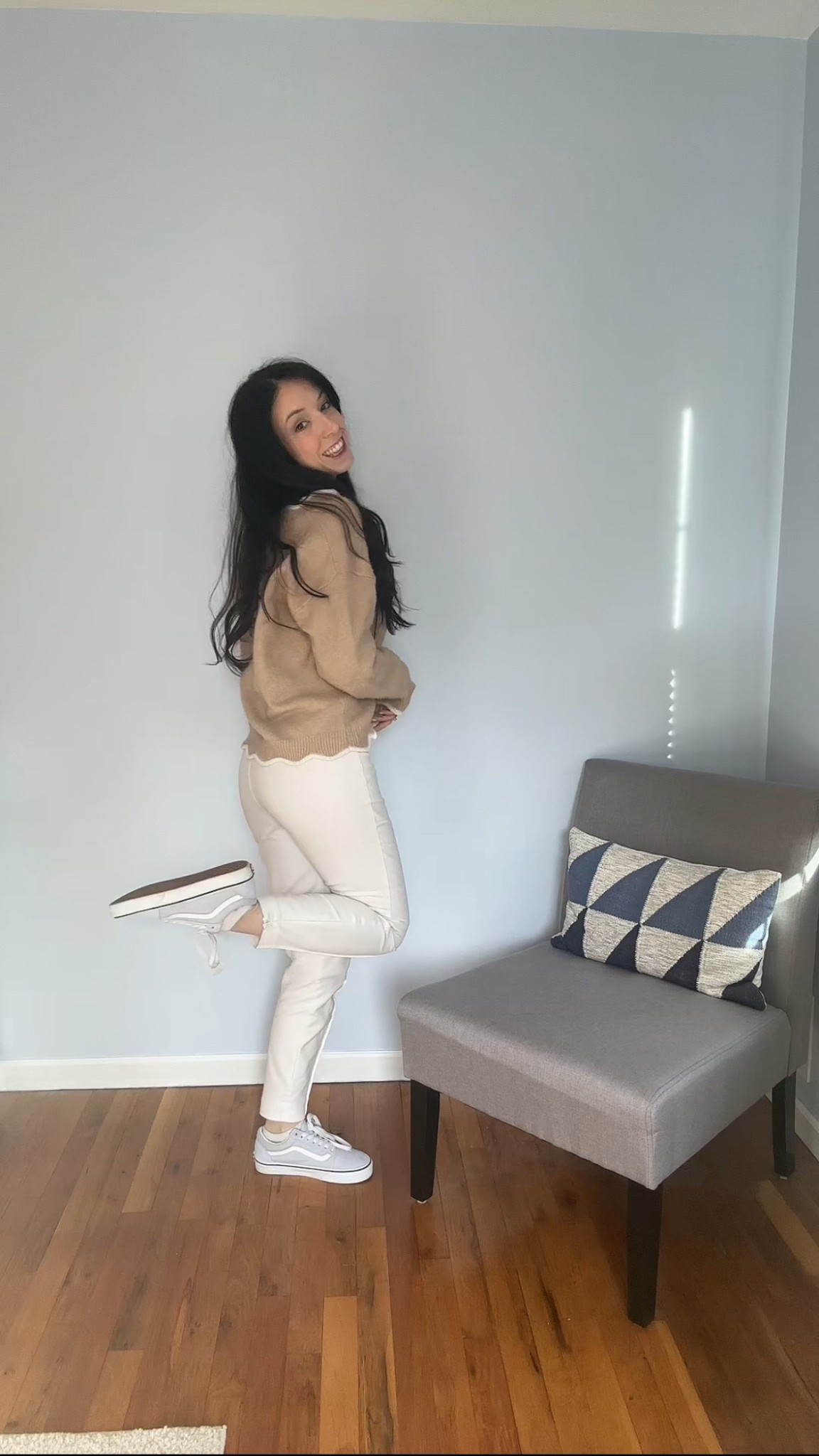 Sneakers for a pop of color

Tan sweater size S
White pants size 00
Light blue vans sneakers size 6.5

Work outfit, spring, casual, minimalist, millennial, Amazon

#LTKSeasonal #LTKStyleTip #LTKFindsUnder100