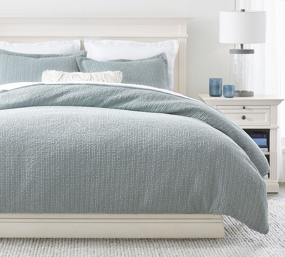 Honeycomb Cotton Duvet Cover | Pottery Barn (US)