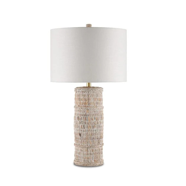 Azores Table Lamp - White Wash | Cailini Coastal