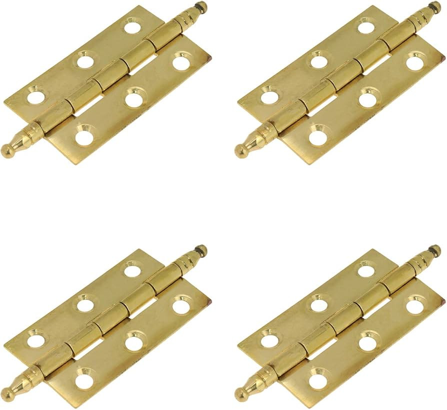 2" Door Hinges, Lengthened Axis Square Hinge, Antique Brass Hinges for Cabinet Doors Dresser Draw... | Amazon (US)