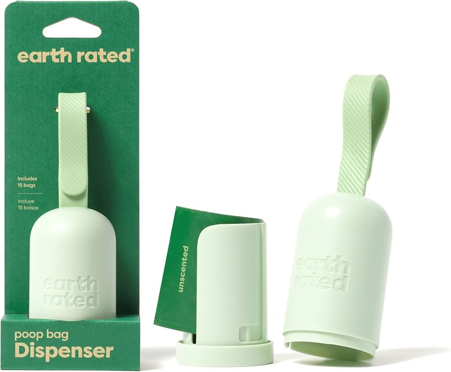 Earth Rated Dog Poop Bag Holder, Durable and Guaranteed Leakproof, Unscented, Dispenser with Star... | Amazon (US)