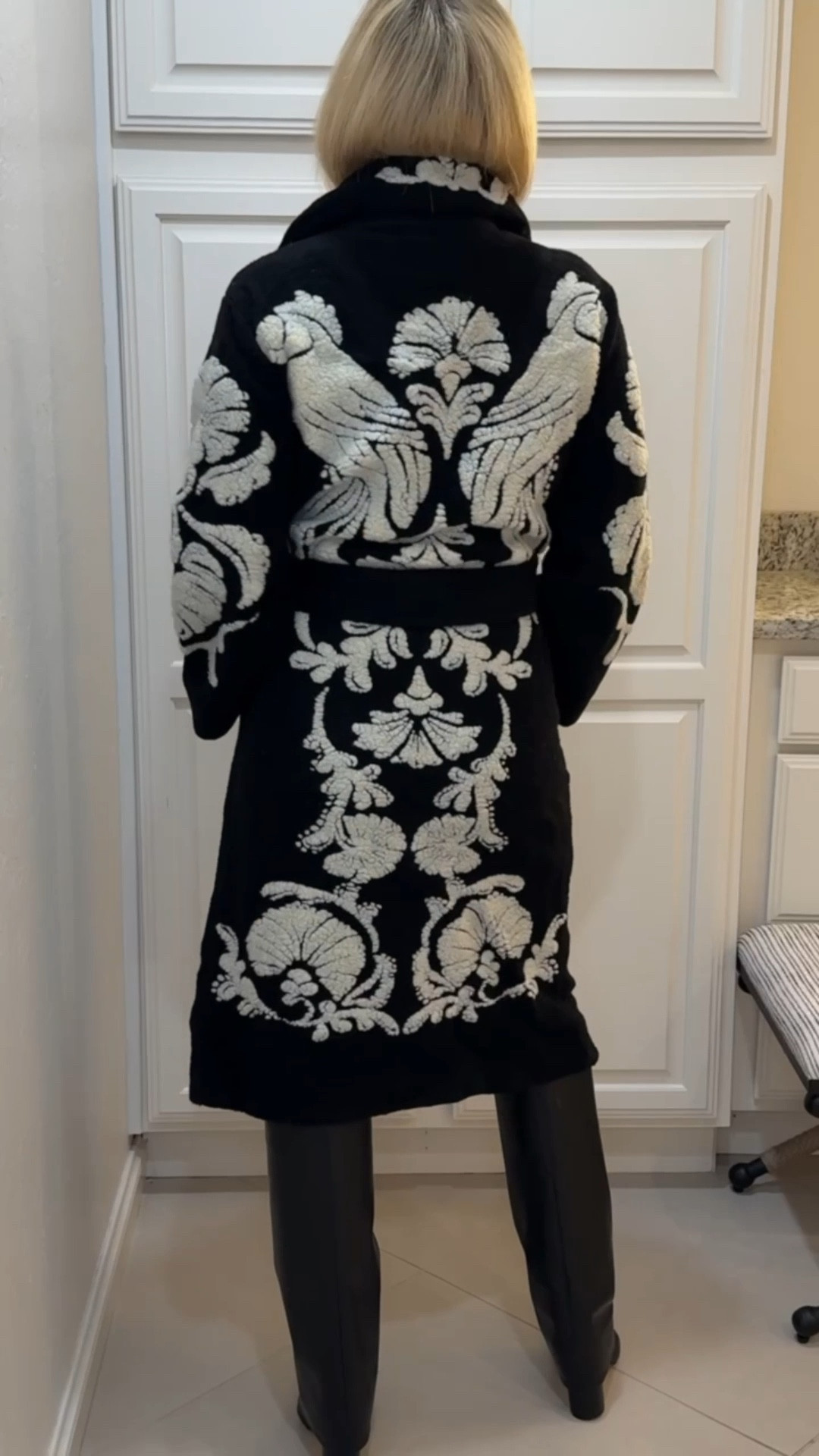 This year’s version of last year’s Farm Rio coat is EVEN BETTER!!
Winter Outfit 