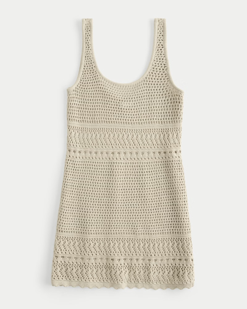 Crochet-Style Cover Up Dress | Hollister (UK)