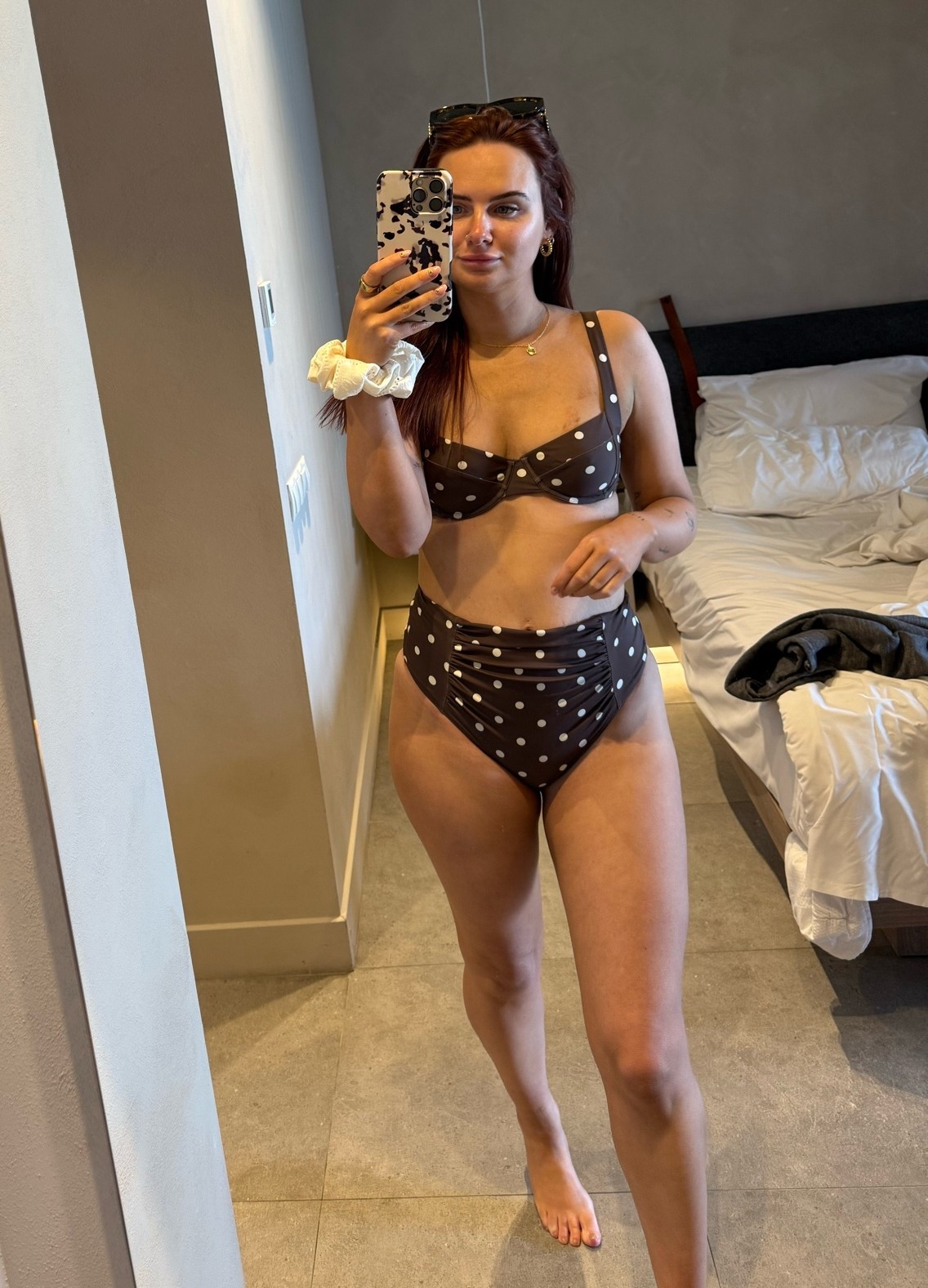 If you are bottom heavy like me this bikini is perfect for cinching you in a little bit! I loved wearing this on holiday & even better, it’s polka dot!!

#LTKuk #LTKsummer #LTKswimwear