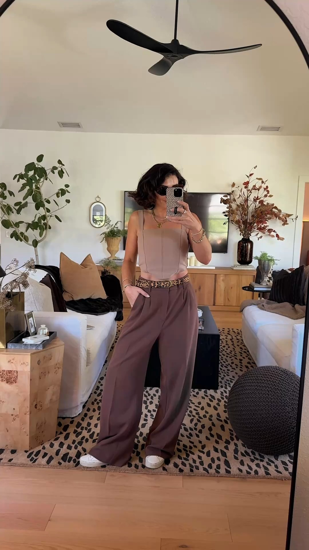 Early fall outfit idea. Pants fit tts. Sized up for oversized fit  #meandmrjones 

#LTKFindsUnder50 #LTKSeasonal #LTKFindsUnder100