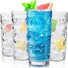 Click for more info about Gusnilo Hurricane Glasses 14oz Tiki Glasses Clear Cocktail Glasses Crystal Tiki Glasses for Cockt...