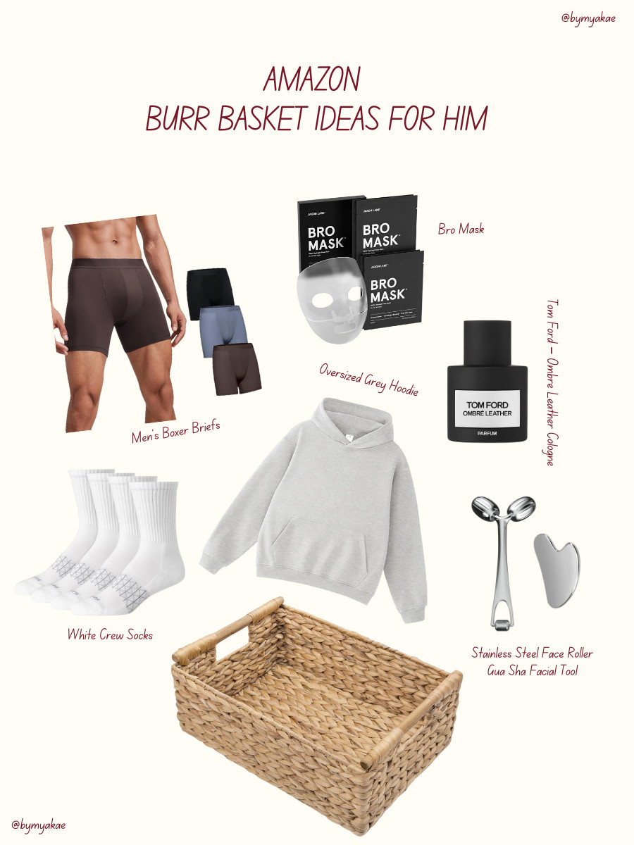 ✨ AMAZON BURR BASKET IDEAS FOR HIM ✨
For the guy who lives in his hoodies rotates the same three favorite outfits and somehow always looks good doing it. The one who appreciates upgraded basics good grooming and feeling comfortable but still put together. He is low effort but high taste.

If you are shopping for your boyfriend your husband your brother or putting together a simple but elevated burr basket for him this edit is perfect. Think cozy layers everyday essentials grooming upgrades and little self care touches he will actually use.

Save this for when you need an easy gift win 🤍

#ltkgiftguide #giftguideforhim #burrbasketideas #cozygiftsforhim #amazonfinds #mensgiftideas #bymyakae 

 #LTKGiftGuide #LTKHoliday #LTKSeasonal