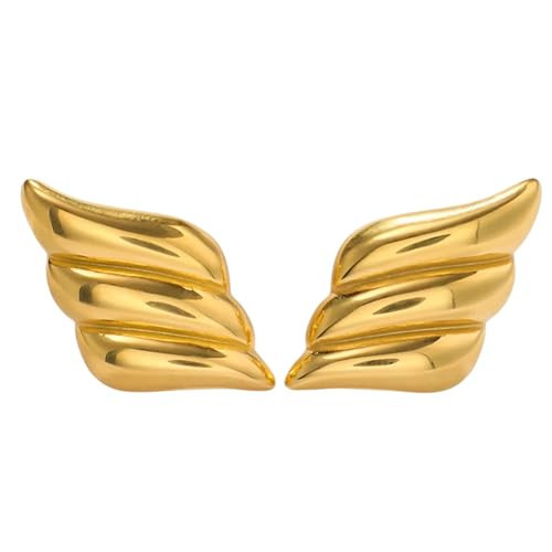 SOAR New Trend Golden Wings Earrings: 18K Gold Plated Earrings | Amazon (US)