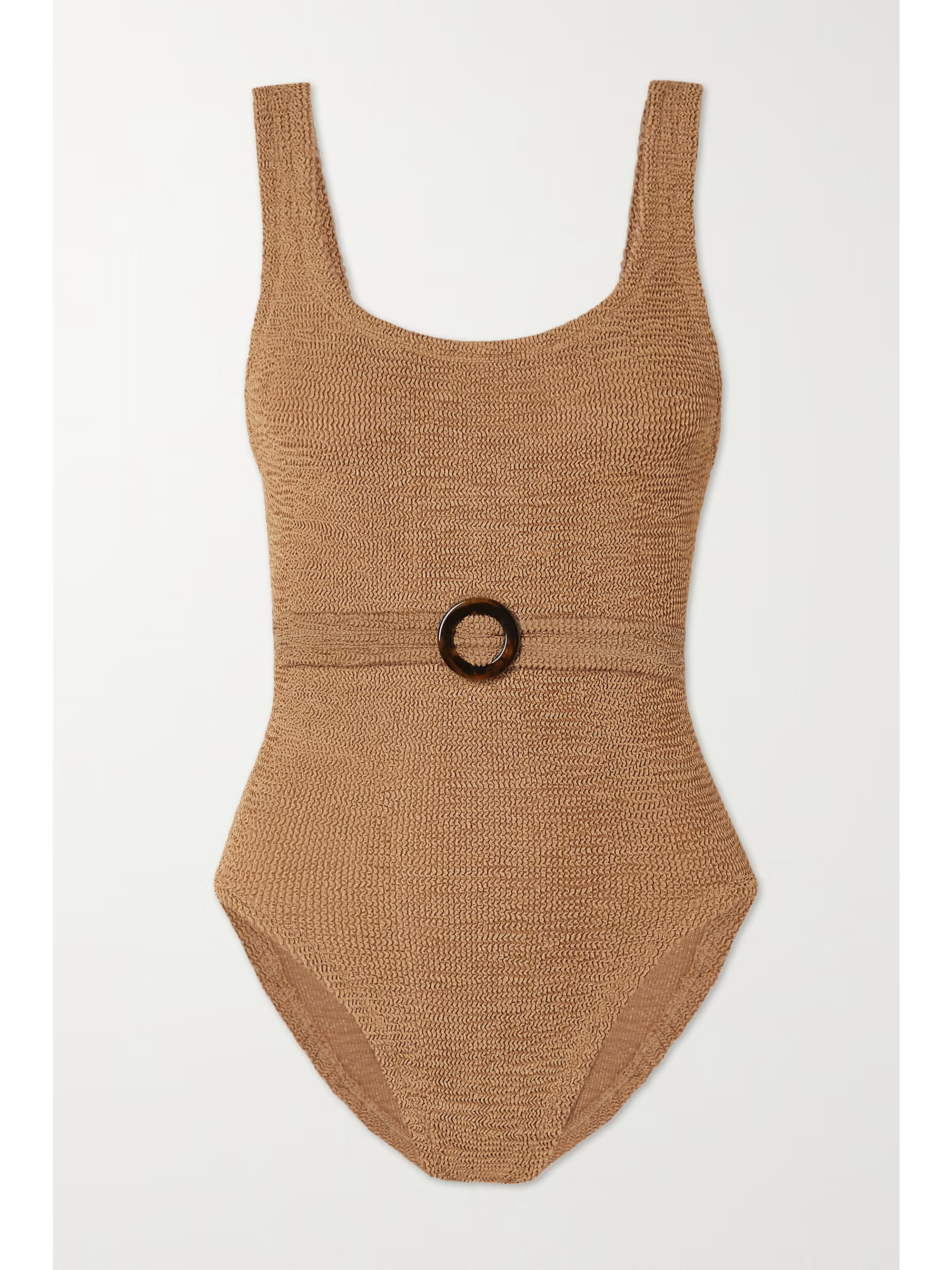 + NET SUSTAIN Solitaire seersucker swimsuit | NET-A-PORTER (US)