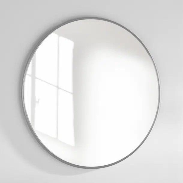 Sabine Metal Round Wall Mirror | Wayfair North America