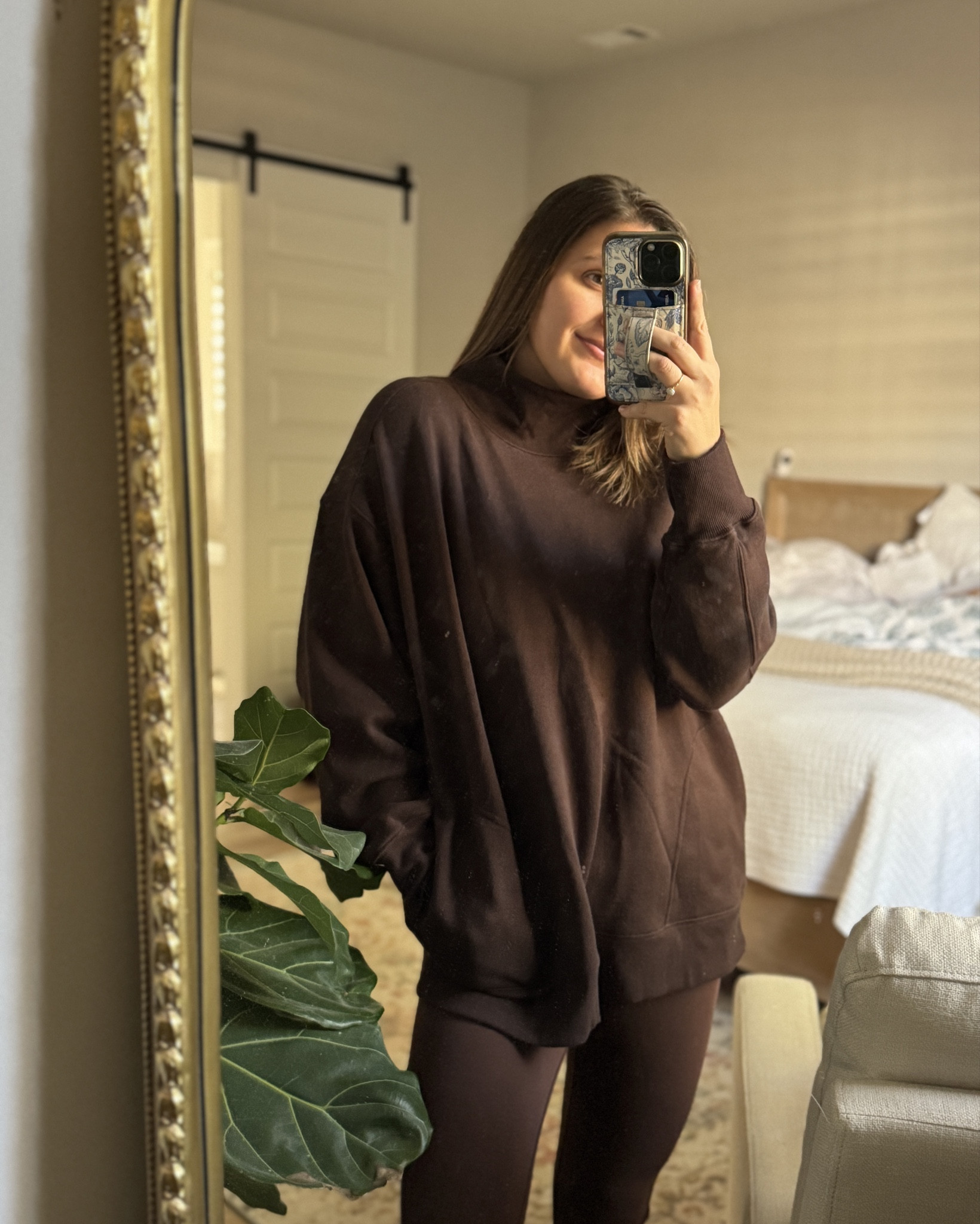 We LOVE brown + mockneck!! Wearing medium 

#LTKmomlife #LTKMidsize #LTKGiftGuide