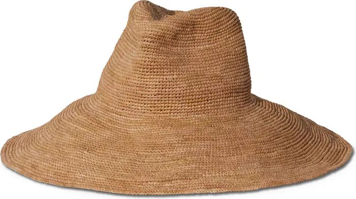 Janessa Leoné Waverly Wide Brim Packable Straw Hat | Nordstrom | Nordstrom