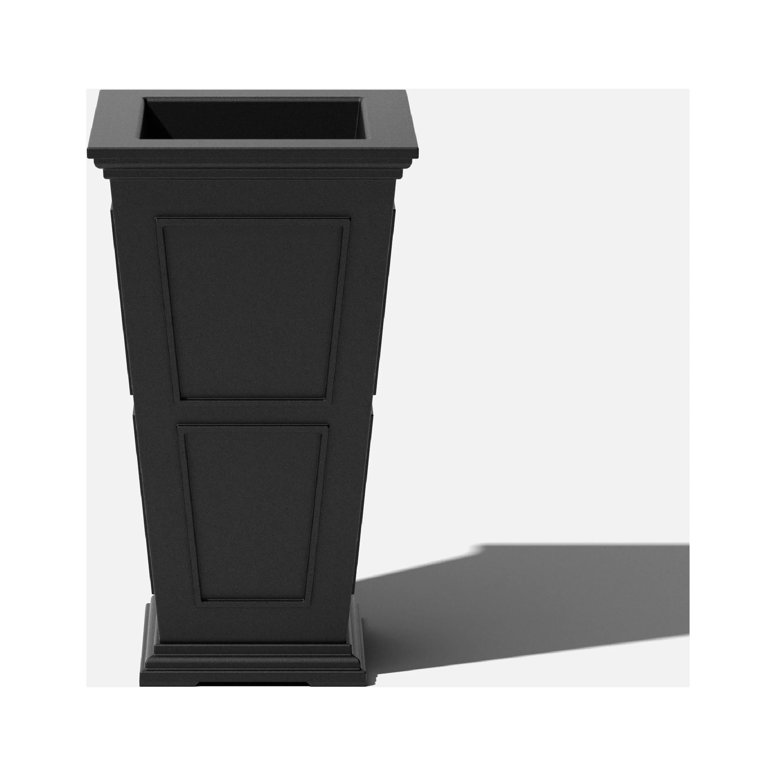 Veradek Brixton Tall 28" Plastic Planter - Black | Walmart (US)