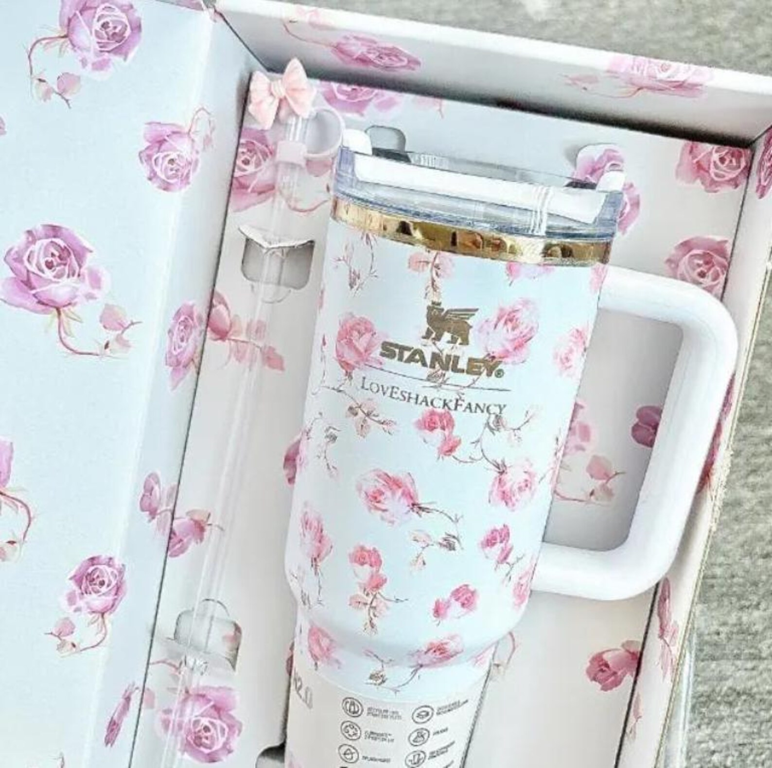 Loveshack Stanley Cup, Fancy Loveshack Quencher With Gift Box, Rosa Beaux Blue Loveshack Stanley,... | Etsy (US)