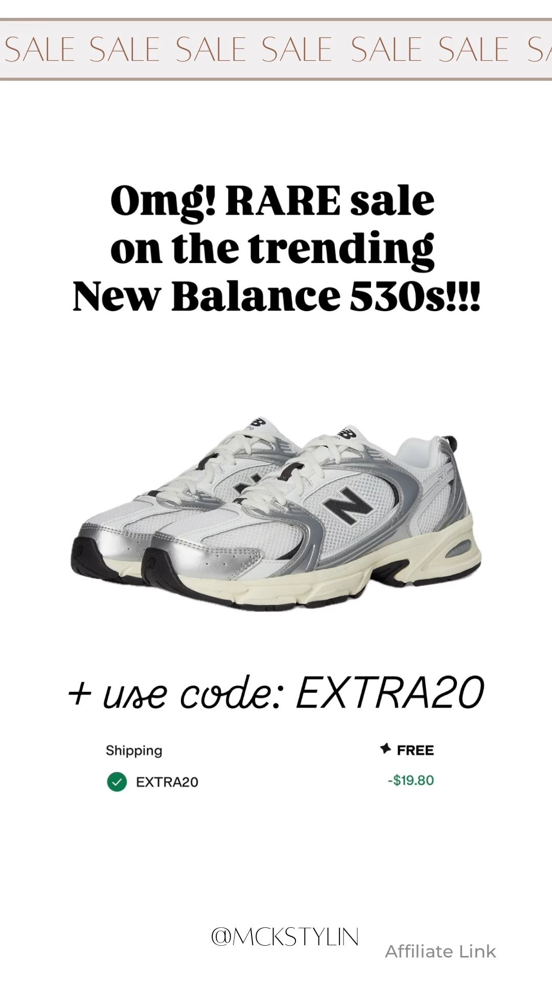 This years IT shoes on a RARE SALE + use code EXTRA20 To save even more 👏 fully in the stock at the moment 🤯

#LTKSaleAlert #LTKActive #LTKfitnessgoals