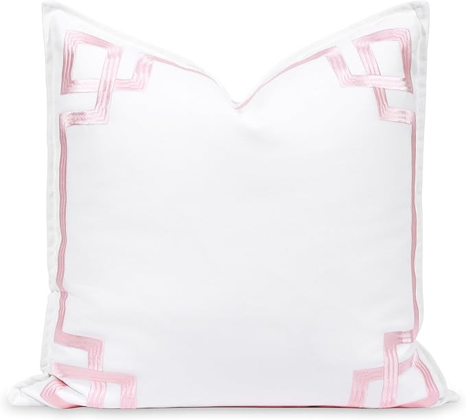 Hofdeco Premium Coastal Patio Indoor Outdoor Throw Pillow Cover Only, 20"x20" Water Repellent for... | Amazon (US)