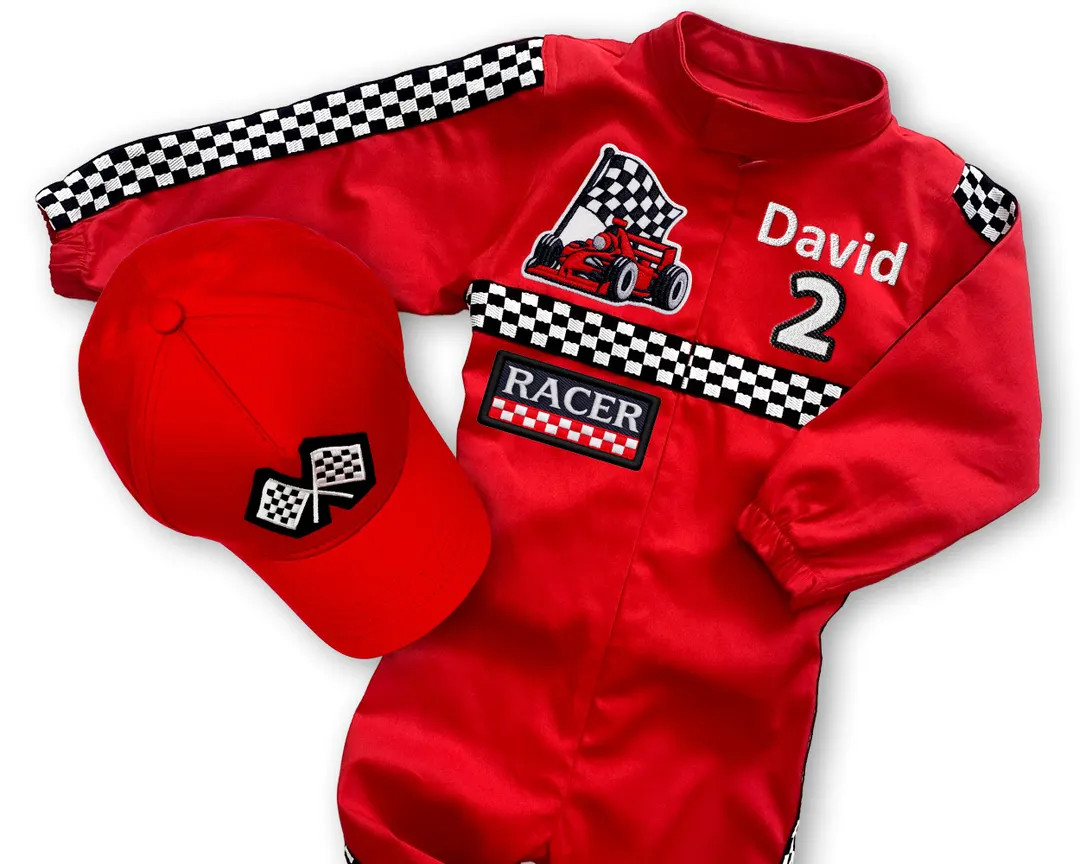 Custom Race Suit-race Car Birthday-halloween Costume-1st Birthday Gift-photography Props-infant C... | Etsy (US)