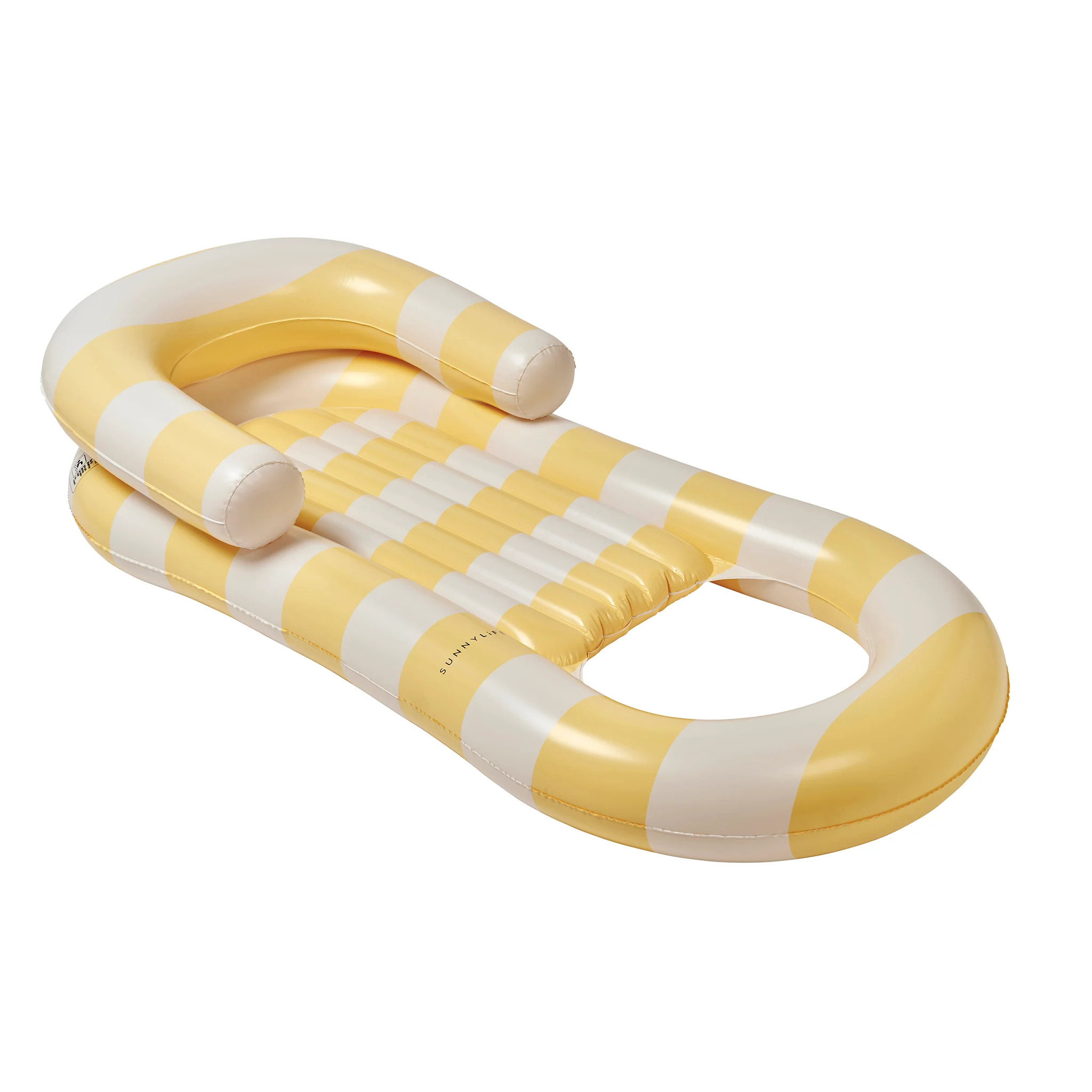 Laze & Lounge Float - La Mer Limon Stripe | SUNNYLIFE US