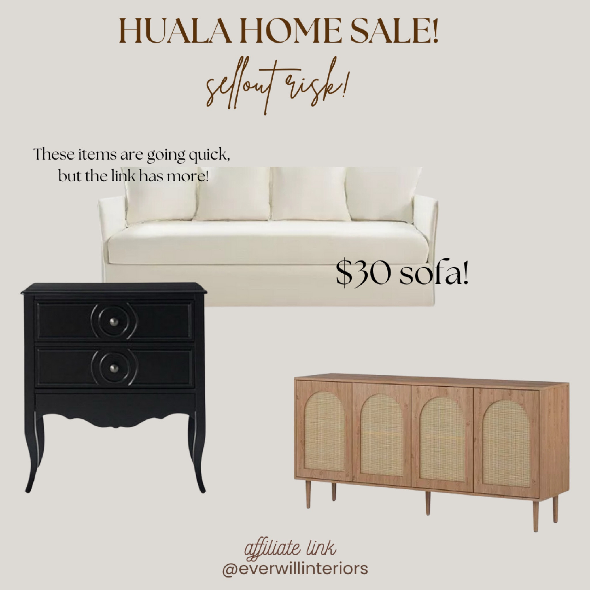 Insane sale! Curated my picks! $30 chairs and sofas!


#hualahome #hualahomesale #macyssale #sofasonsale #chairsonsale #sideboardsale #nightstandsale

#LTKSaleAlert #LTKFindsUnder50 #LTKHome