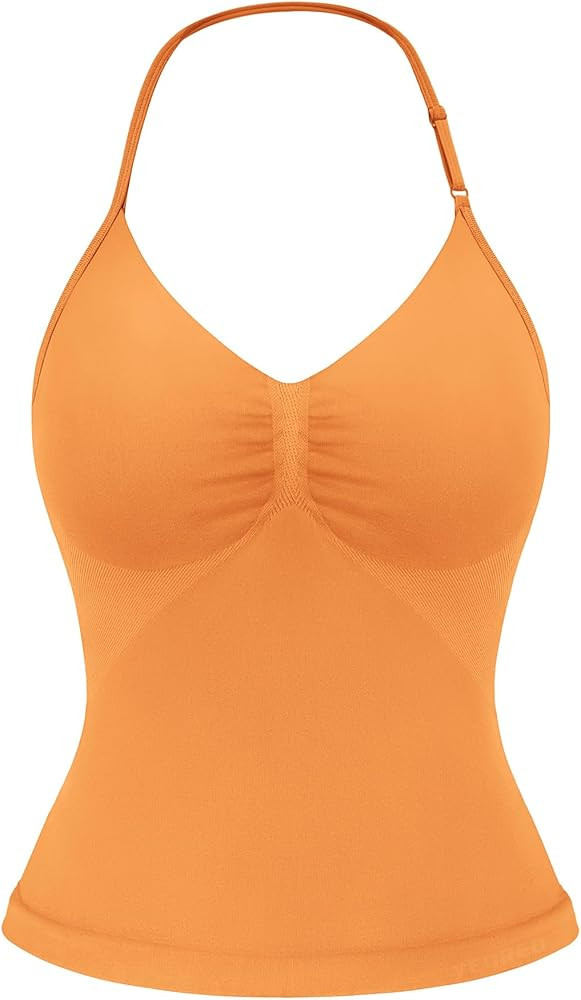 YEOREO SoftHue Impact Longline Strappy Top Women's Halter Workout Tank Tops Backless Gym Longline... | Amazon (US)
