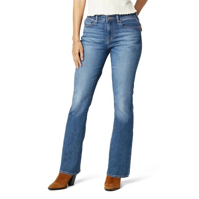 Signature by Levi Strauss & Co. Women's Mid-Rise Bootcut Jeans | Walmart (US)