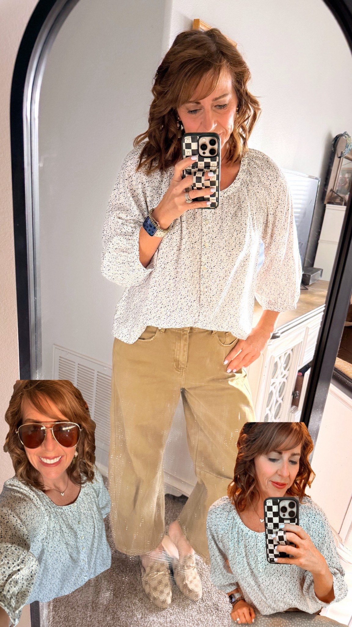 #LTKteacherstyle 
Blouse is similar - got mine at a boutique brand is be cool 

#LTKdayinmylife
